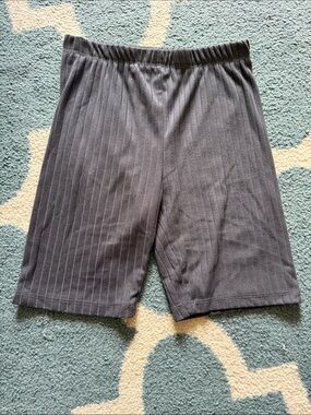 Kids Elastic-Waist Casual Shorts - Charcoal Gray